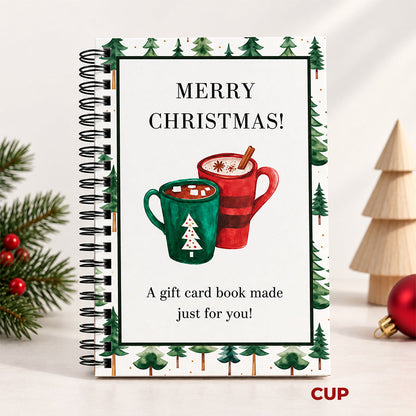 Christmas Gift Card Book – 12 Gift Card Pages & Personal Message Holder