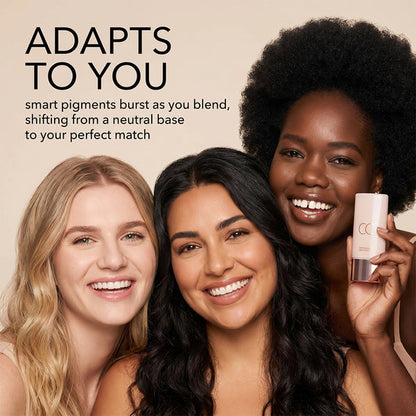 CC color-correcting tinted serum+SPF 30 mineral setting powder