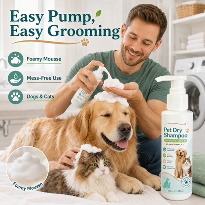 🔥HOT SALE🔥Rinse-Free Pet Shampoo Mousse