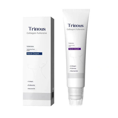 Roller Massage Neck Cream 🧴 Collagen & Hyaluronic Acid | Firms Neck, Reduces Wrinkles & Double Chin