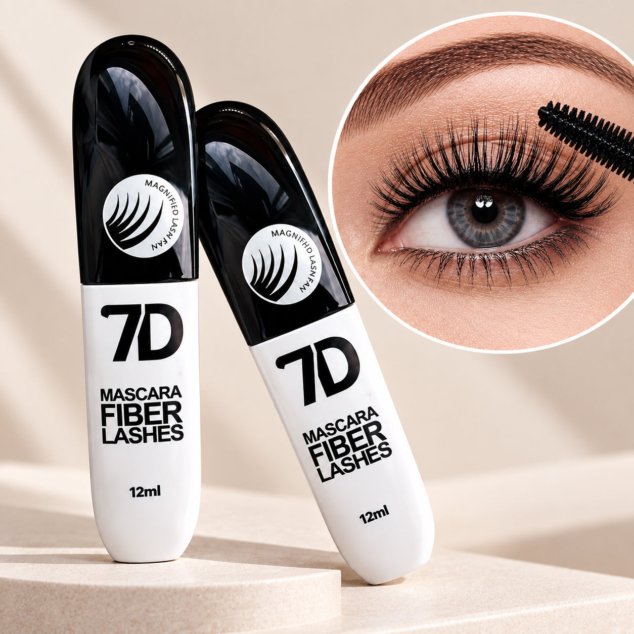 7D Silk Fiber Black Lengthening Mascara - Adult Beauty Makeup✨