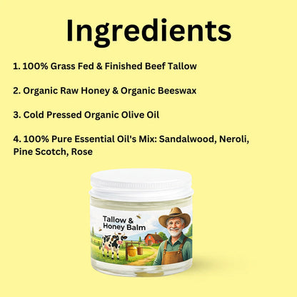 Tallow & Honey Balm - 2 oz