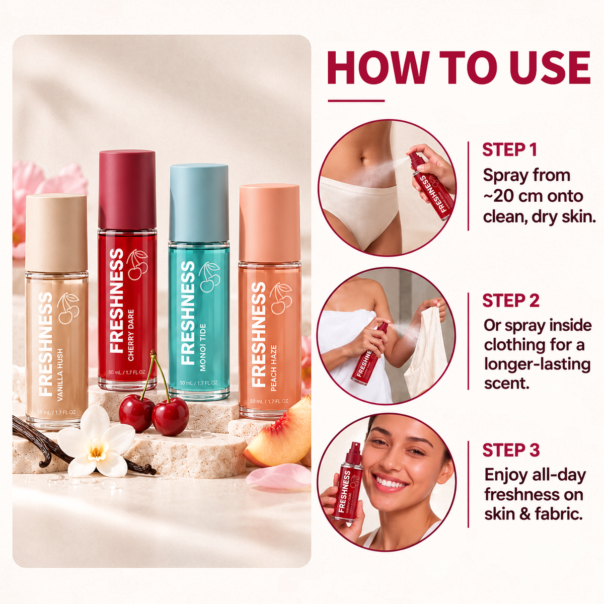 Prebiotic Anti-Odor Intimate Comfort Mist