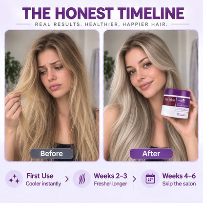 Purple Hair Mask — Neutralize Brass, Keep Your Blonde Cool