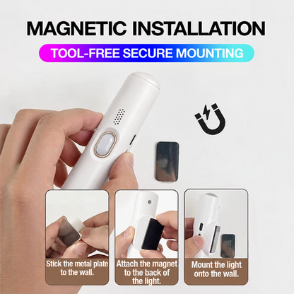 ✨ Magnetic Smart Motion Sensor with RGB Lighting – Customizable Ambience 🌈💡