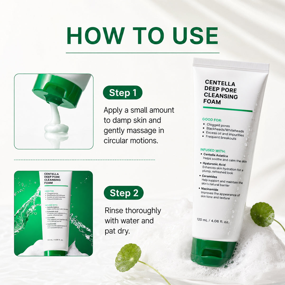Centella Deep Pore Cleansing Foam