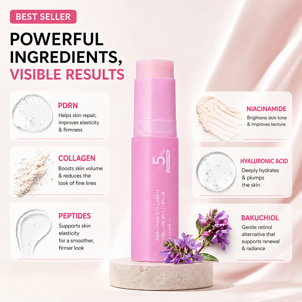 Pink Collagen Volume Multi Balm for Soft, Smooth Lips
