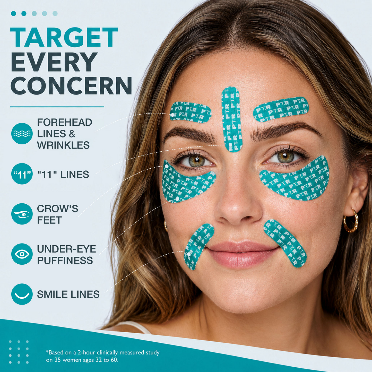 Peptide Infused Face & Eye Tape