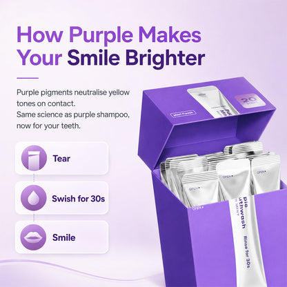 Purple Mouthwash - Sachets 20 Pack