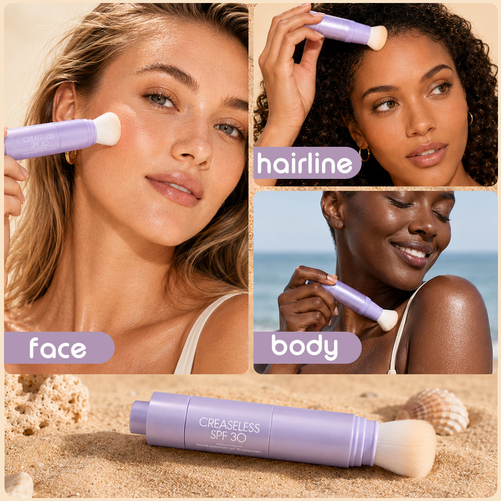 CC color-correcting tinted serum+SPF 30 mineral setting powder