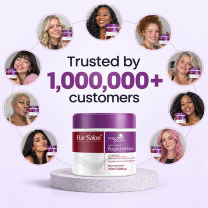 Purple Hair Mask — Neutralize Brass, Keep Your Blonde Cool