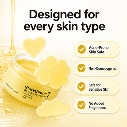 Glutathione Brightening Hydrogel Spot Patches for Dark Spot and Tone Care