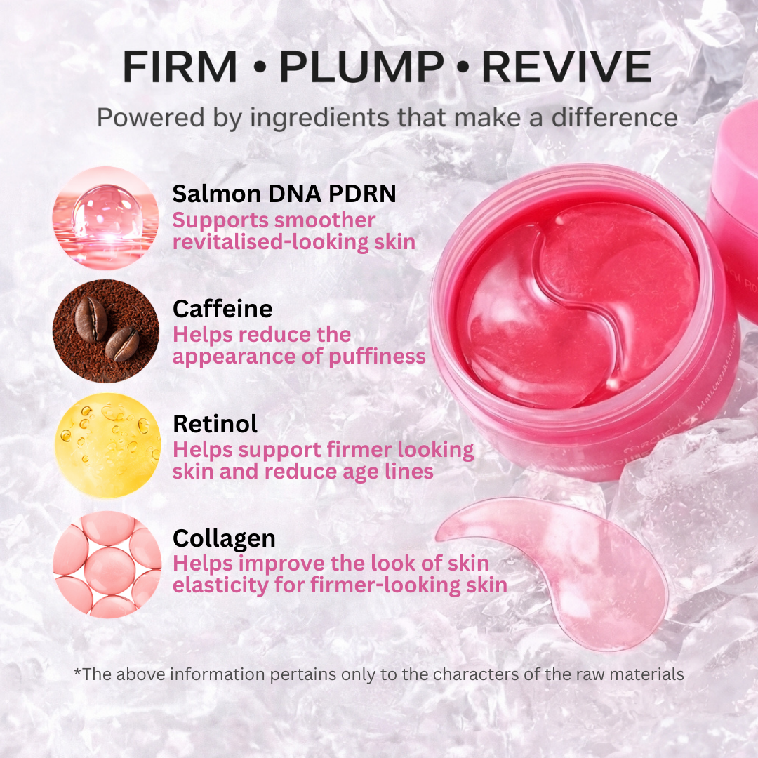 PDRN Pink Caffeine Collagen Eye Patch