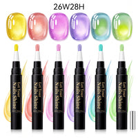 6-Color Polarized One-Step Gel Pen - D
