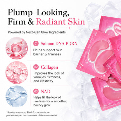 PDRN Pink Collagen Jelly Eye Mask