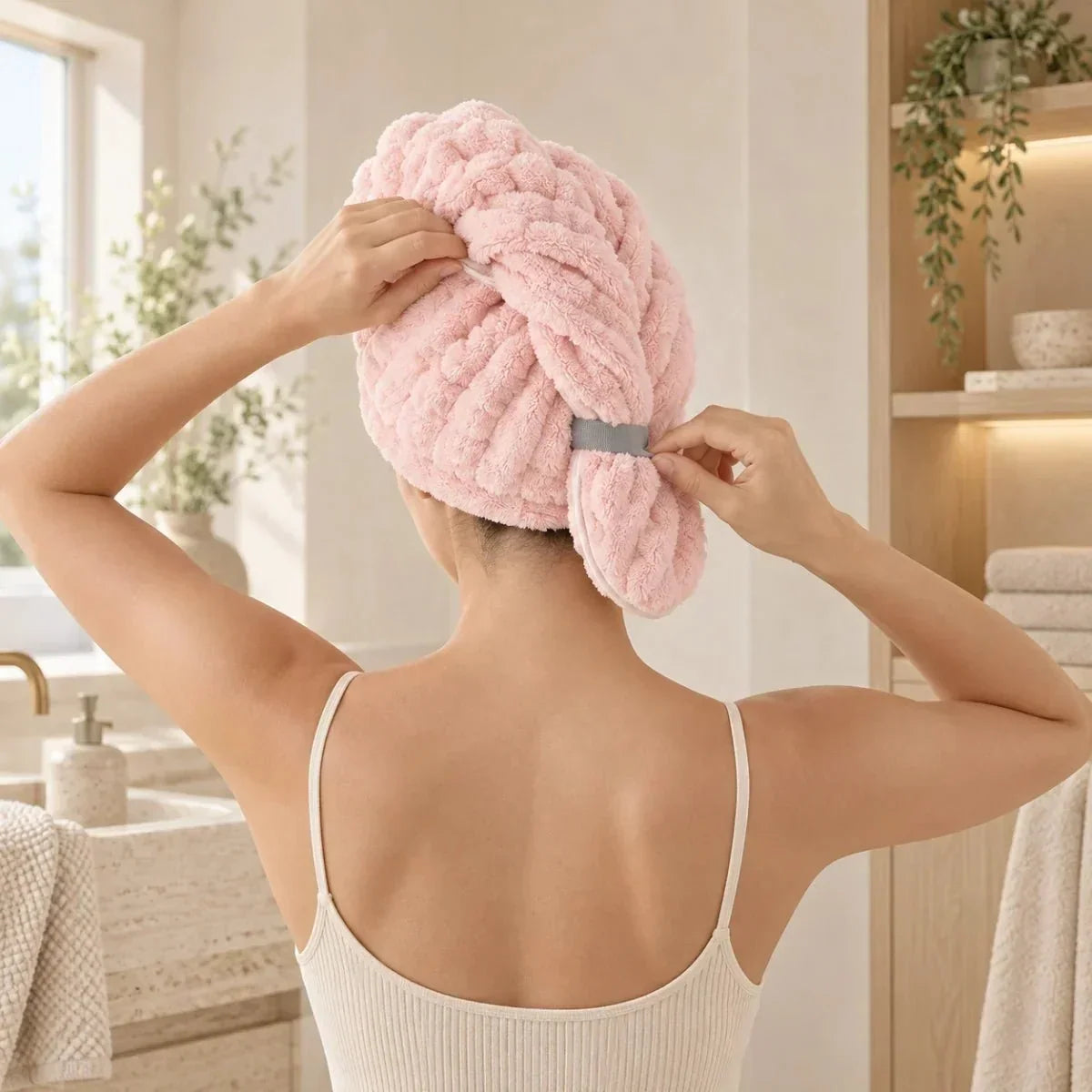 Luxgrove Eira Plush Hair Drying Wrap