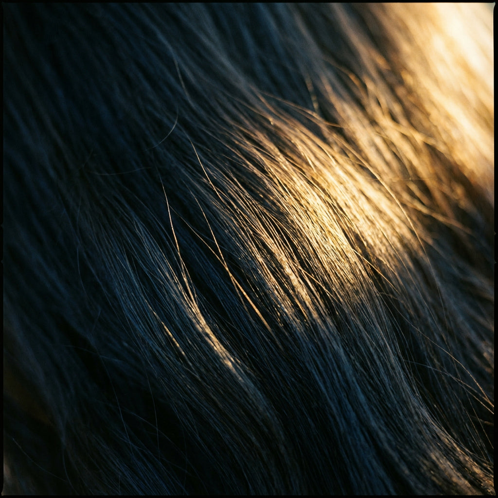 jszbdf Black shade — deep rich black hair with warm highlights