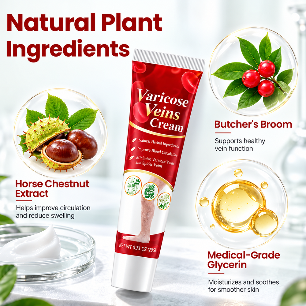 Varicose & Spider Vein Relief Cream