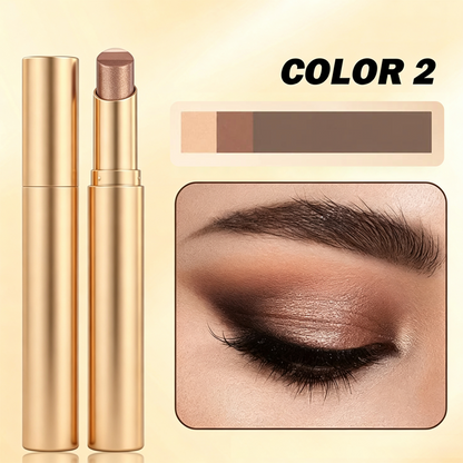 ✨ 3-in-1 Eyeshadow Stick – Waterproof Long-Wear Shimmer Eye Makeup
