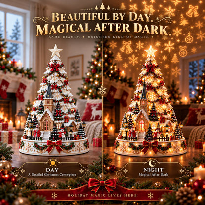 🏆 60,000+ Sold - 🎄Christmas Village Lightscape Tree