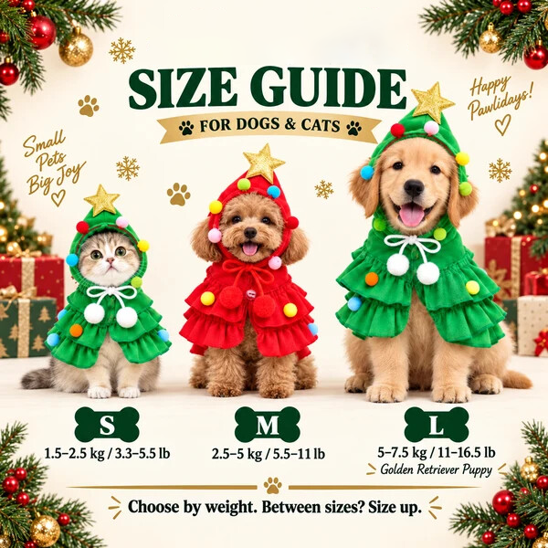 Christmas Tree Pet Costume